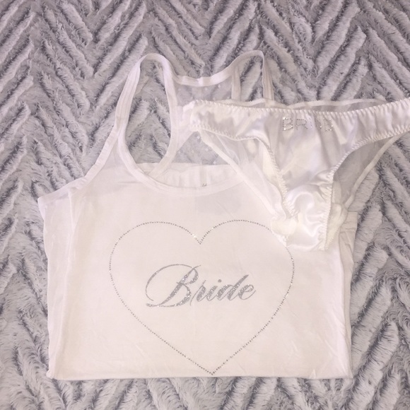 Victoria's Secret Other - Bride tank top and underwear.